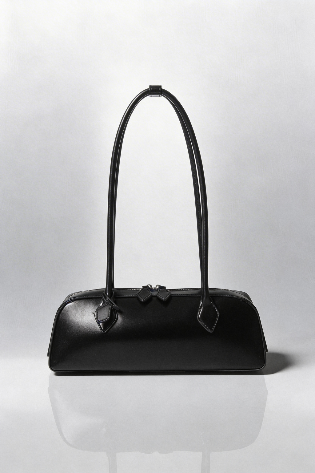 ARC BAGUETTE BAG - ENAMEL BLACK